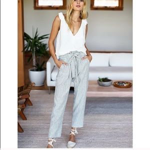Emerson Fry Paris Linen Pants - Sz S NWT